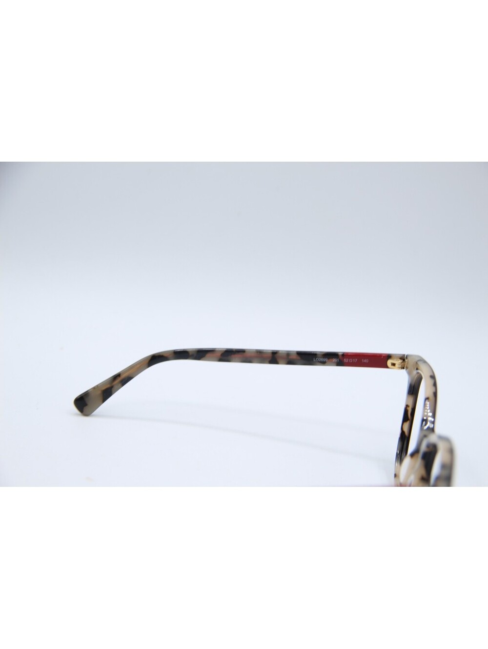 Longchamp Lo2699 201 Brown Havana Red Authentic Eyeglasses 52-17-140 - Picture 3 of 4